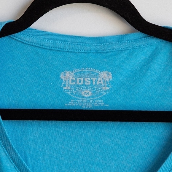 Costa "Born on the Water" blue t-shirt-M - Picture 3 of 4